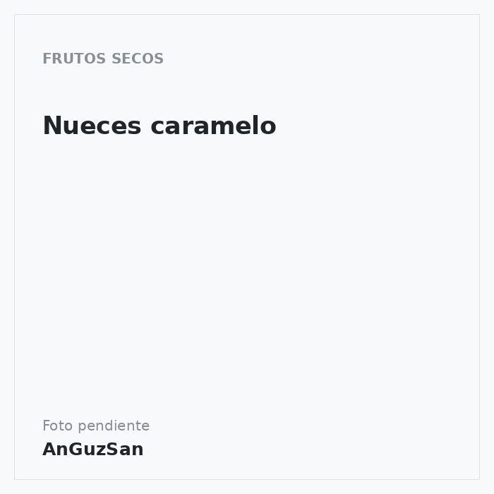 Nueces caramelo · Aceman