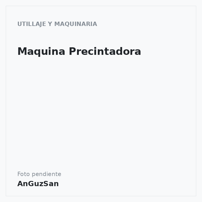 Maquina Precintadora · Neto