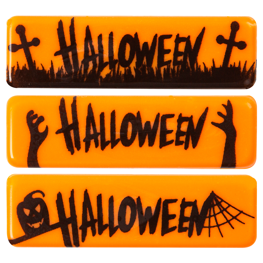 Placas Halloween de Chocolate · 100 unidades · Artipas