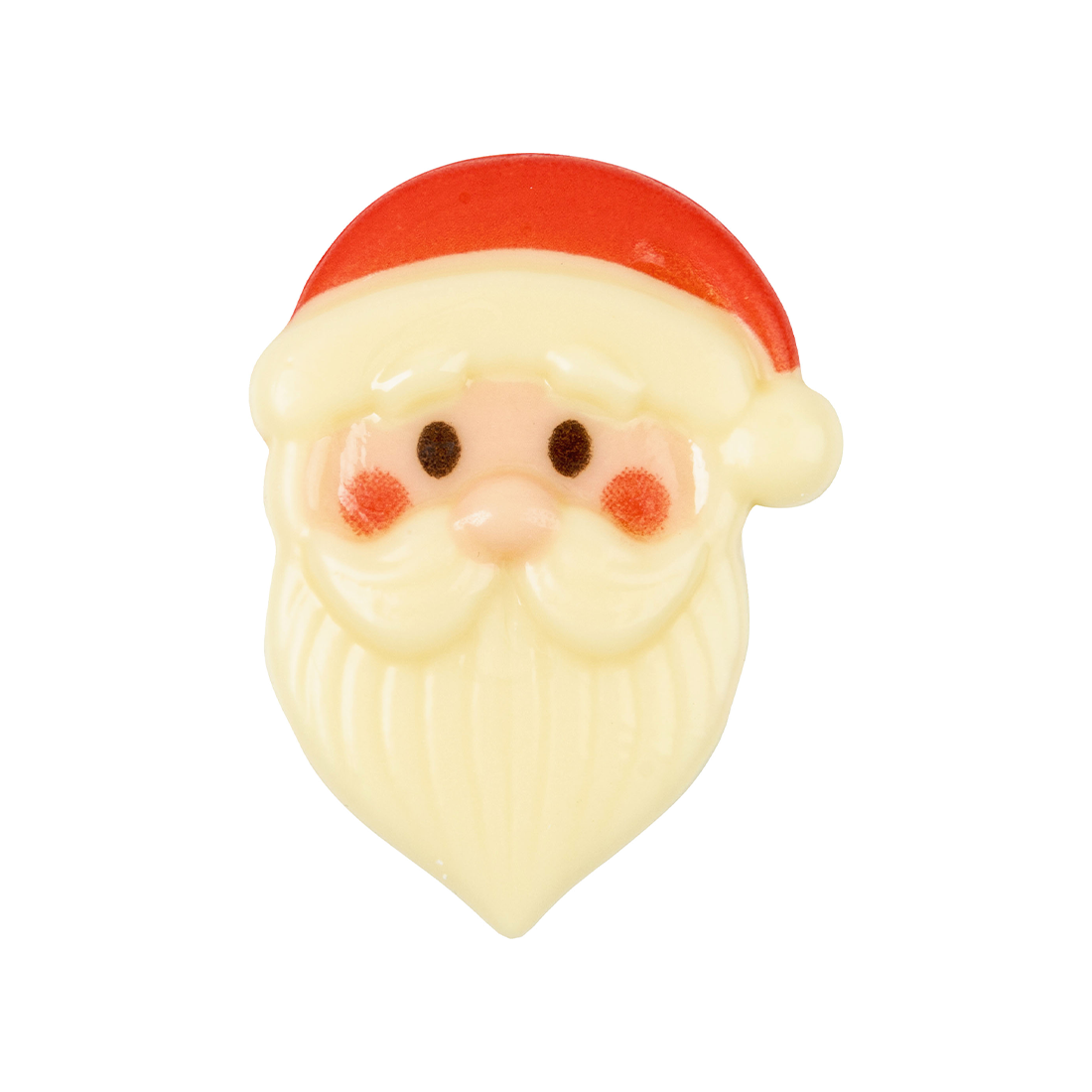 Papá Noel de chocolate blanco 45x34 mm (120 u.) · 120 unidades · Artipas