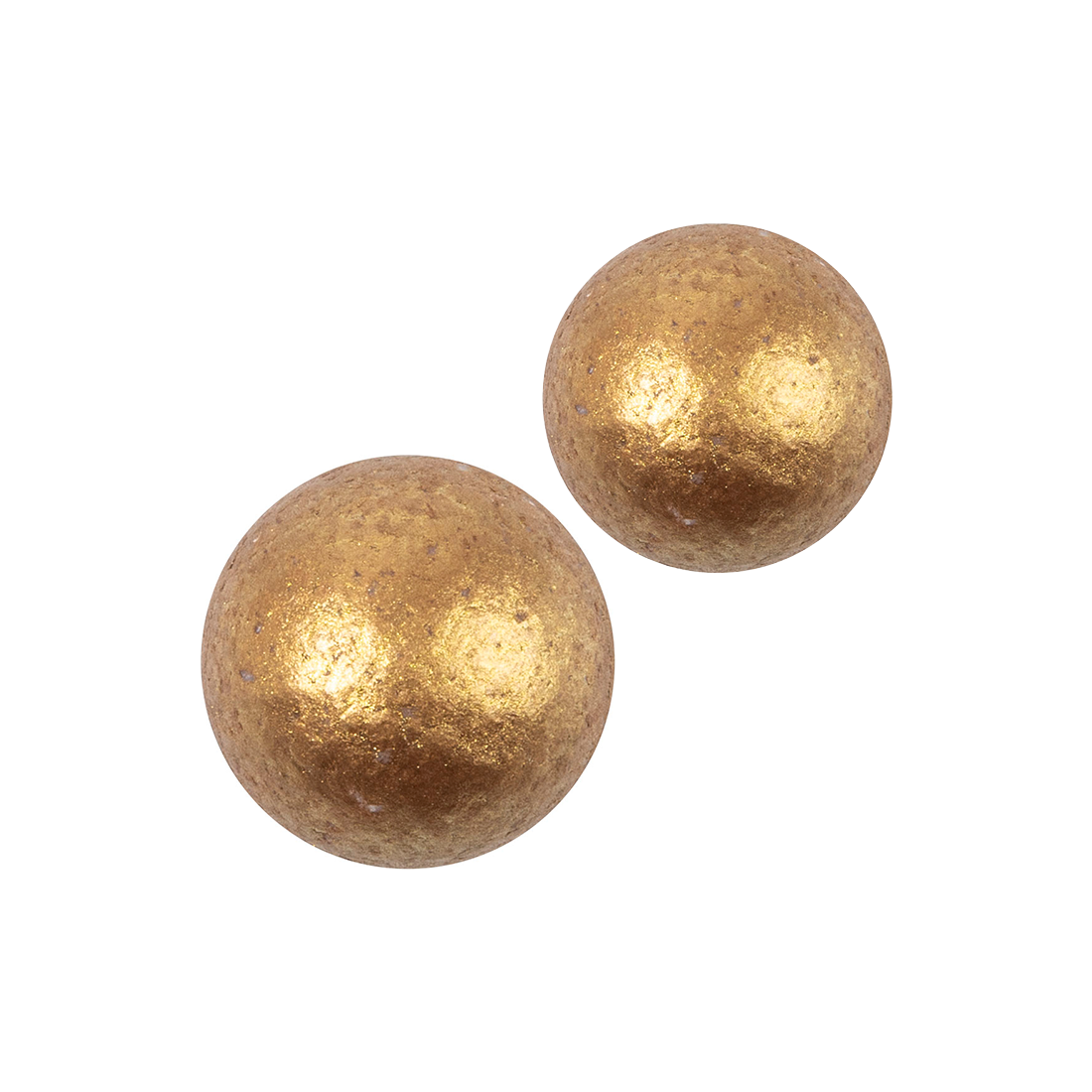Esferas doradas de chocolate blanco ø28 mm (32 u.) y ø22 (108 u.) · 32 unidades · Artipas