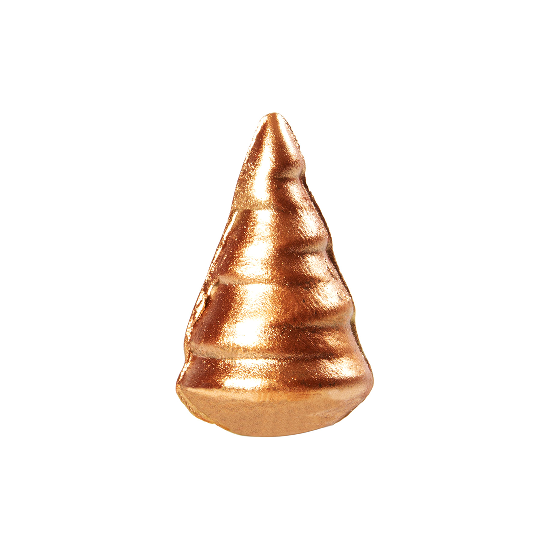Árbol 3D dorado de Navidad de chocolate blanco 35x25 mm (96 u.) · 96 unidades · Artipas