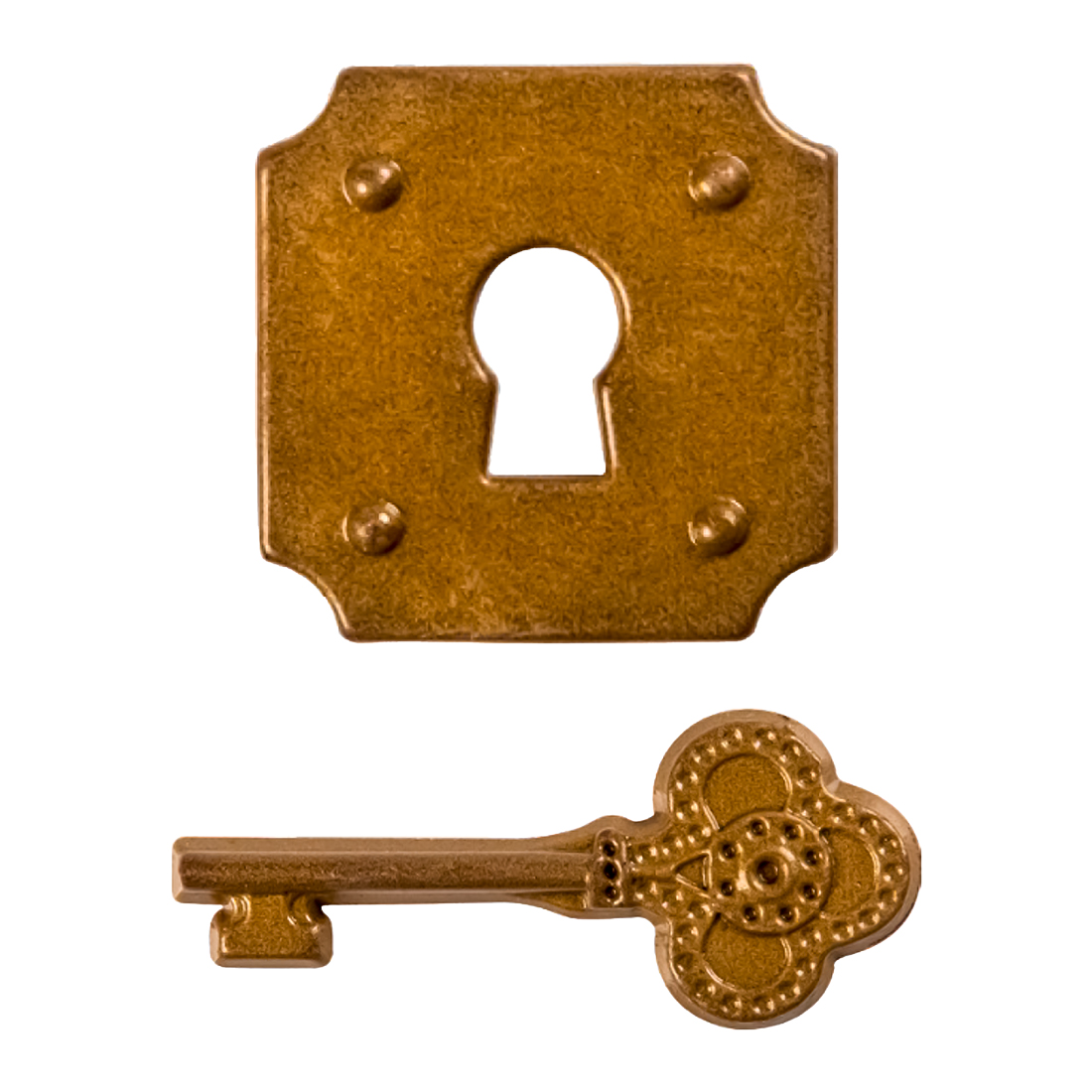Cerradura con Llave Oro · 10 unidades · Artipas
