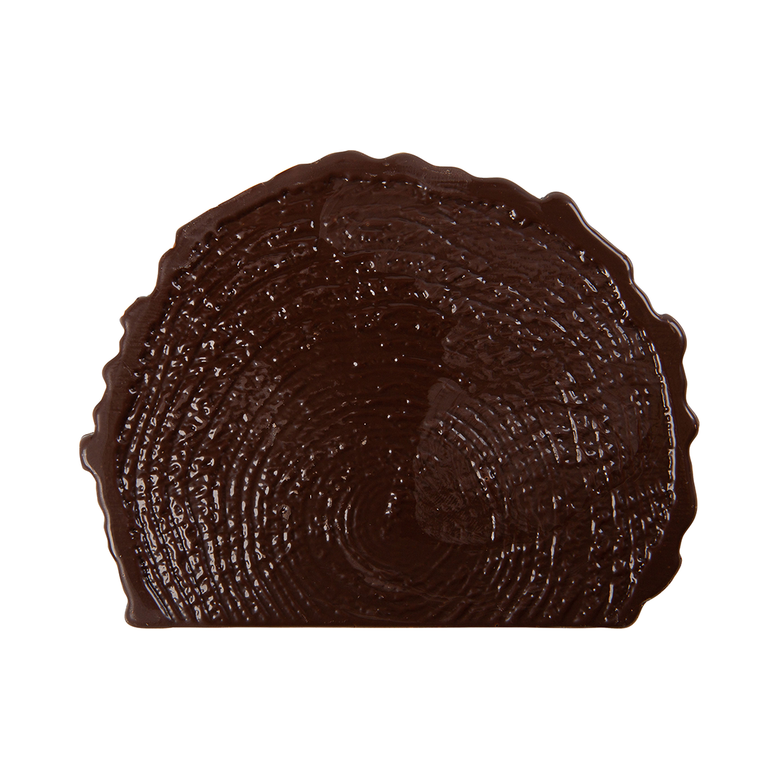 Final de Tronco Tocón de Árbol de Chocolate Negro 100x80 mm (40 u.) · 40 unidades · Artipas