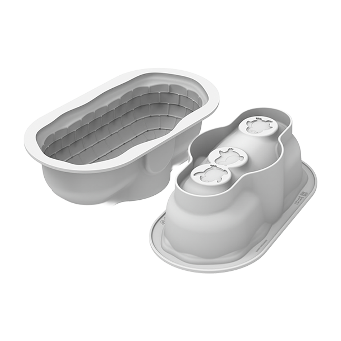 Molde iglú con pingüinos de silicona 234x1155 h75 mm 1175 ml (1 u.) · Artipas