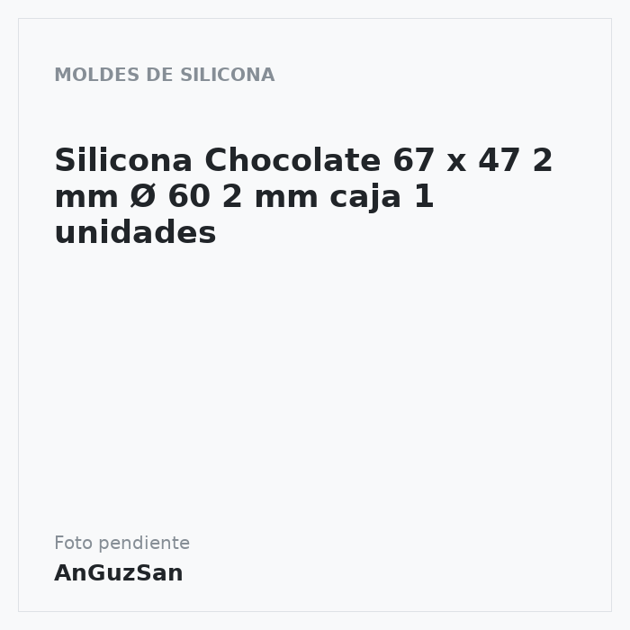 Molde de Silicona N.12 Piña 67x47 - N.12 Copo de nieve ø60 MM (1 u.) · Artipas