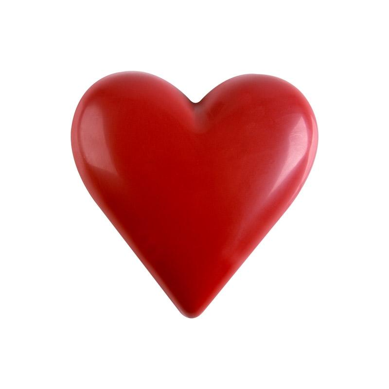 Corazón 3D de Chocolate Blanco · 12 unidades · Artipas