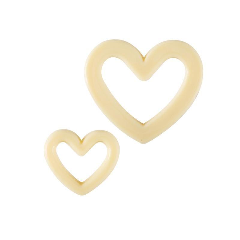 Silueta Corazones Blancos · 66 unidades · Artipas