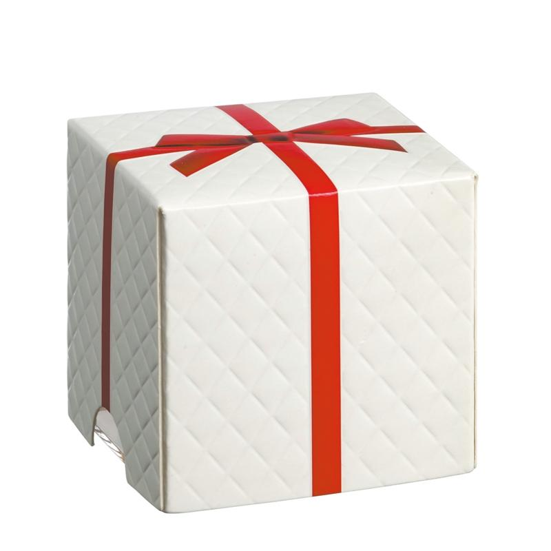 Cubo 70 ml + Tapa Regalo Blanca · 6 unidades · Artipas