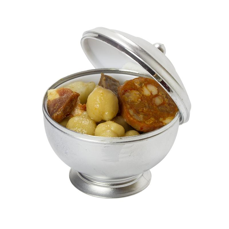 Mini Sopera Aluminio/Blanco 45 ml · 24 unidades · Artipas