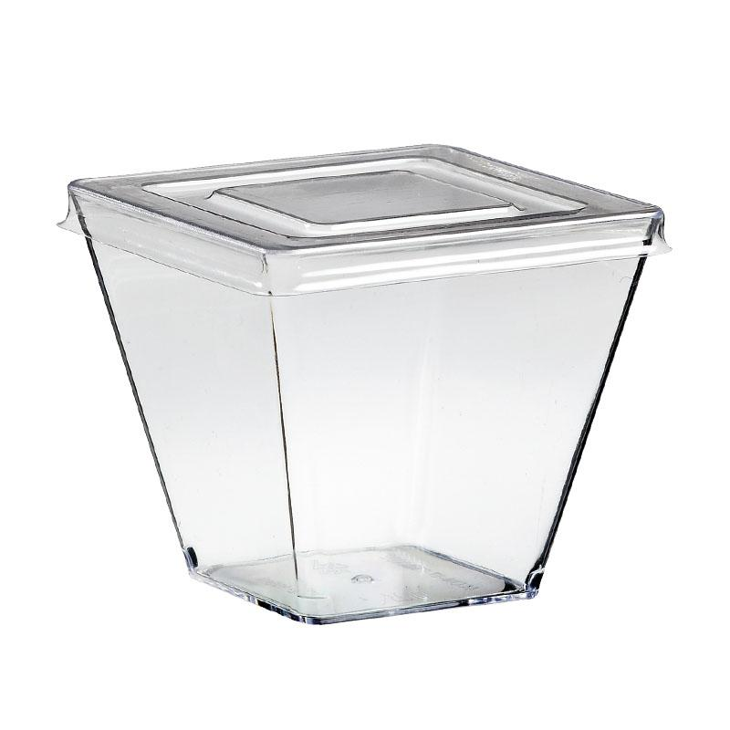 Vaso Esmeralda 155 ml + Tapa · 100 unidades · Artipas