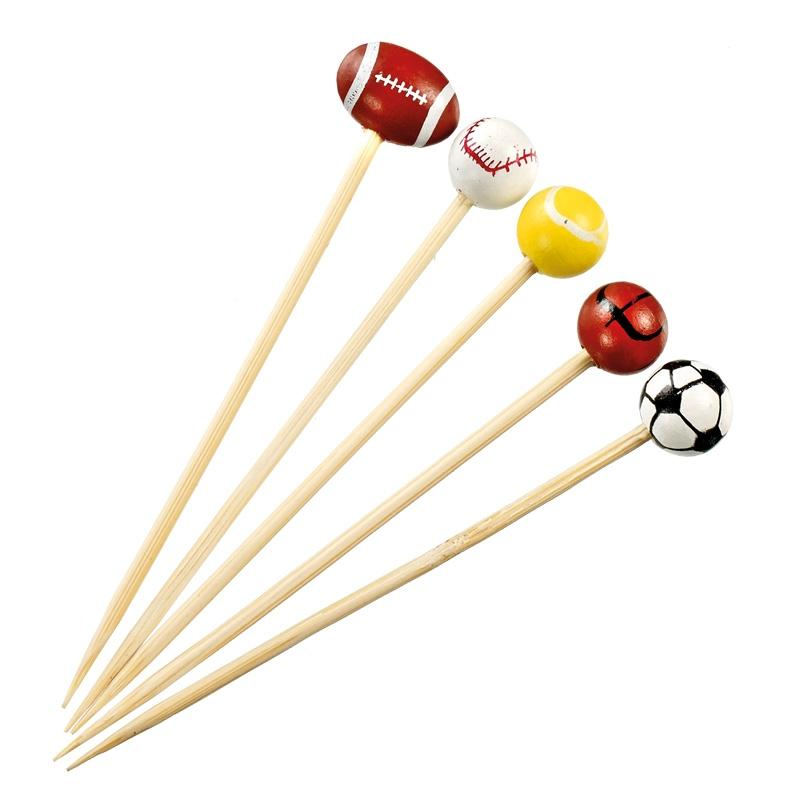 Brochetas Balón Fútbol · 100 unidades · Artipas