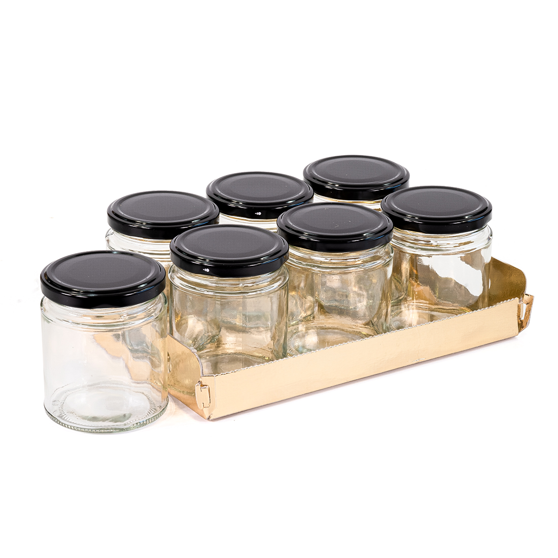 Tarro de Cristal 212 ml con Tapa · 6 unidades · Artipas