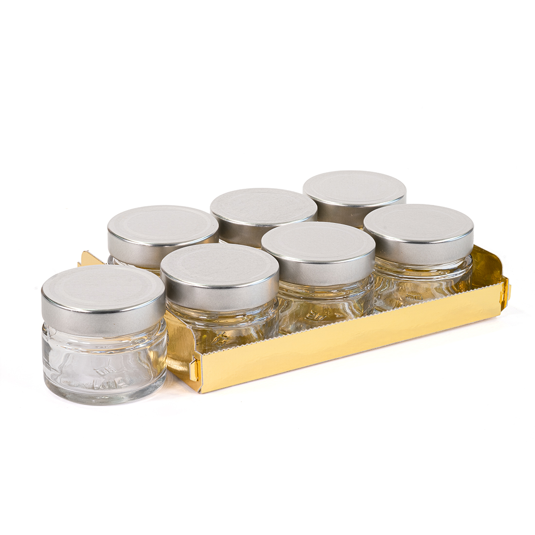 Tarro de Cristal 106 ml con Tapa · 6 unidades · Artipas