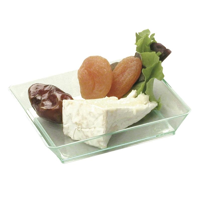 Mini Plato Quartz Transparente · 50 unidades · Artipas