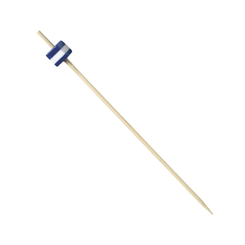 Brocheta de Bambú Cubo Azul y Blanco · 200 unidades · Artipas
