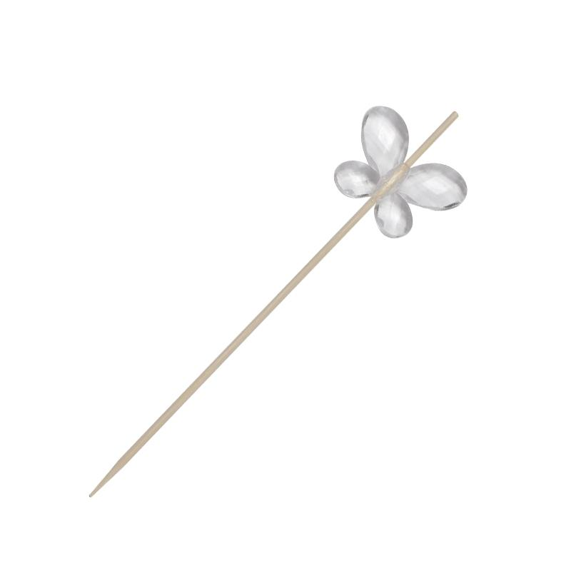 Brocheta de Bambú Mariposa · 200 unidades · Artipas