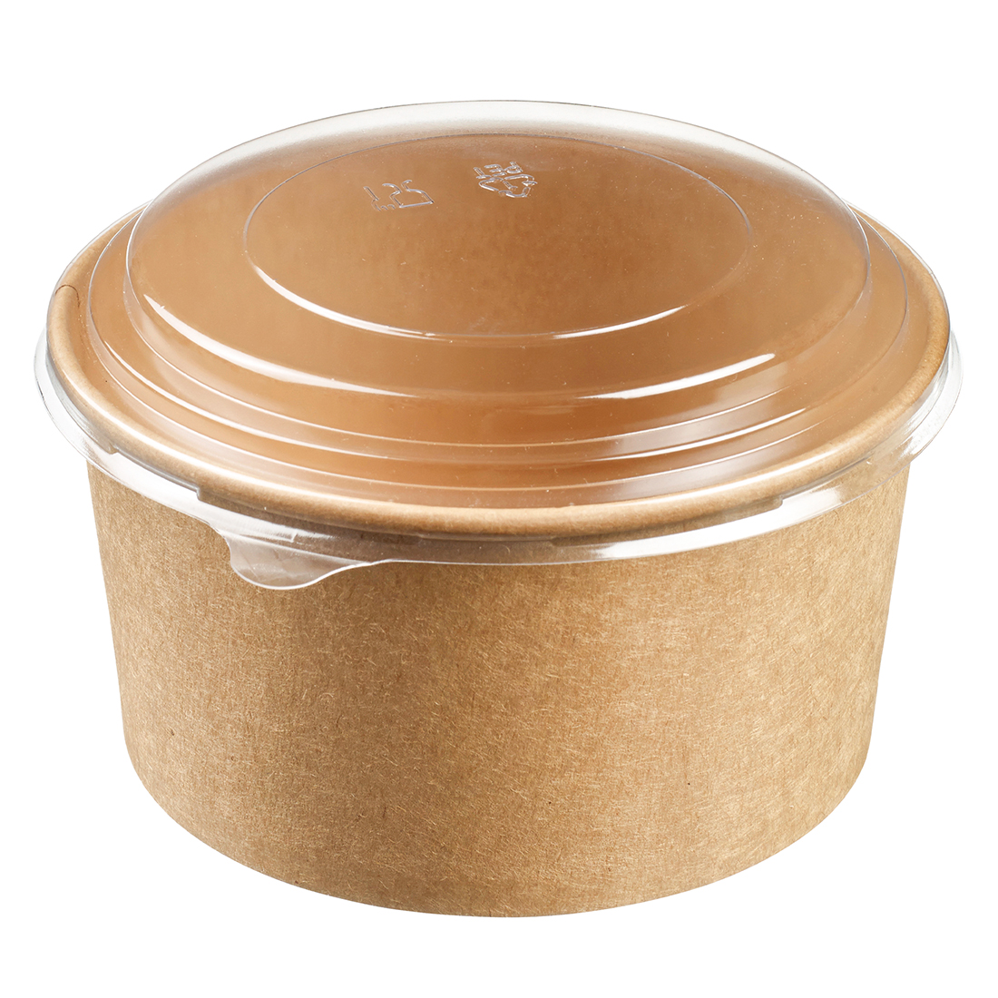 Envase Kraft 1000 ml + tapa · 25 unidades · Artipas