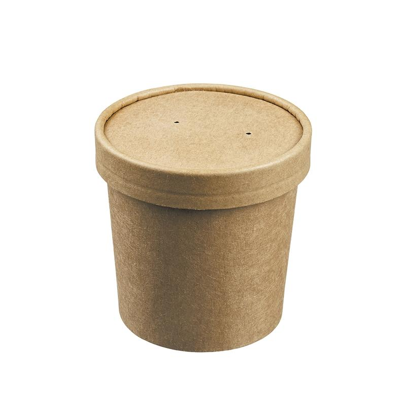 Bote Kraft con Tapa · 25 unidades · Artipas