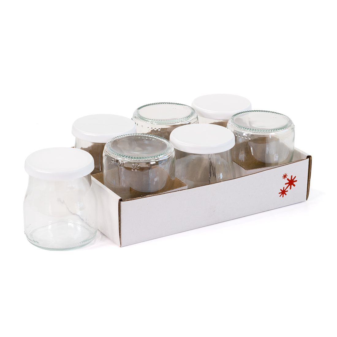 Cubeta con Vaso Yogurt + Tapa · 6 unidades · Artipas