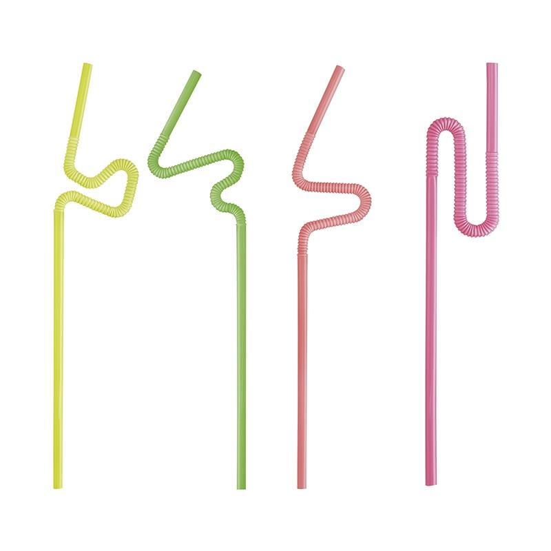 Caña para Cóctel Fluor · 50 unidades · Artipas