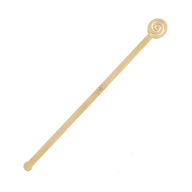 Agitador Espiral de Madera · 100 unidades · Artipas