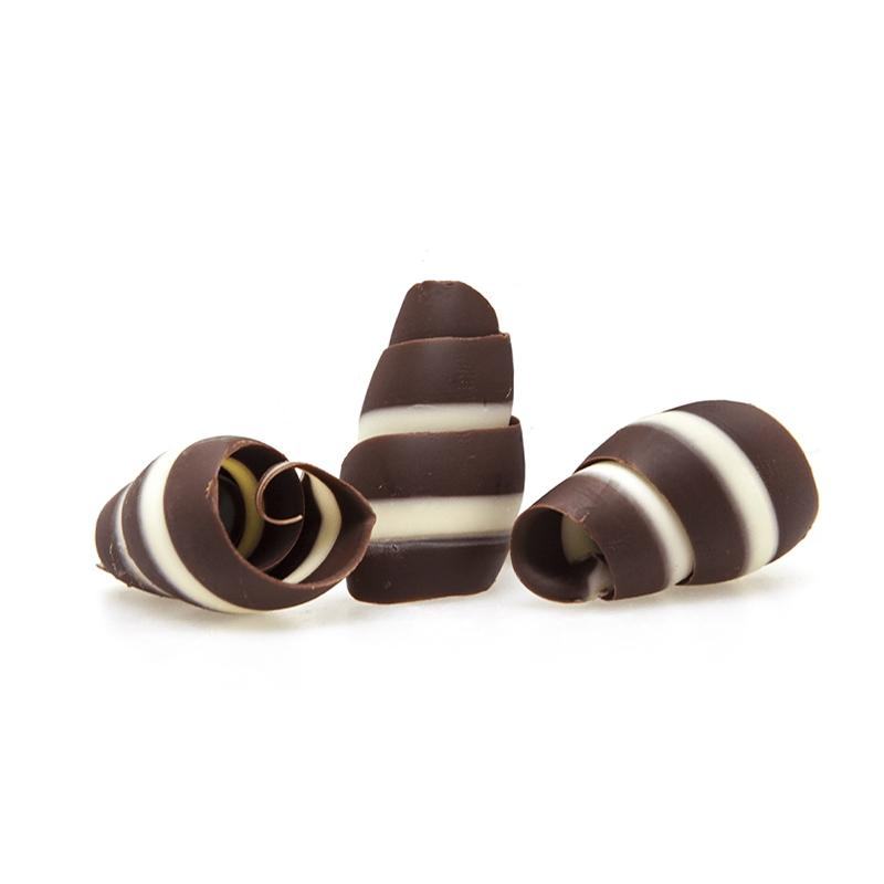 Caracolas de Chocolate Negro · 200 unidades · Artipas