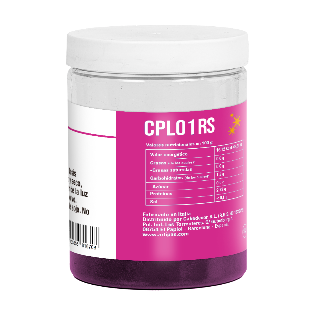 Colorante Rosa Liposoluble en Polvo · 50 unidades · Artipas