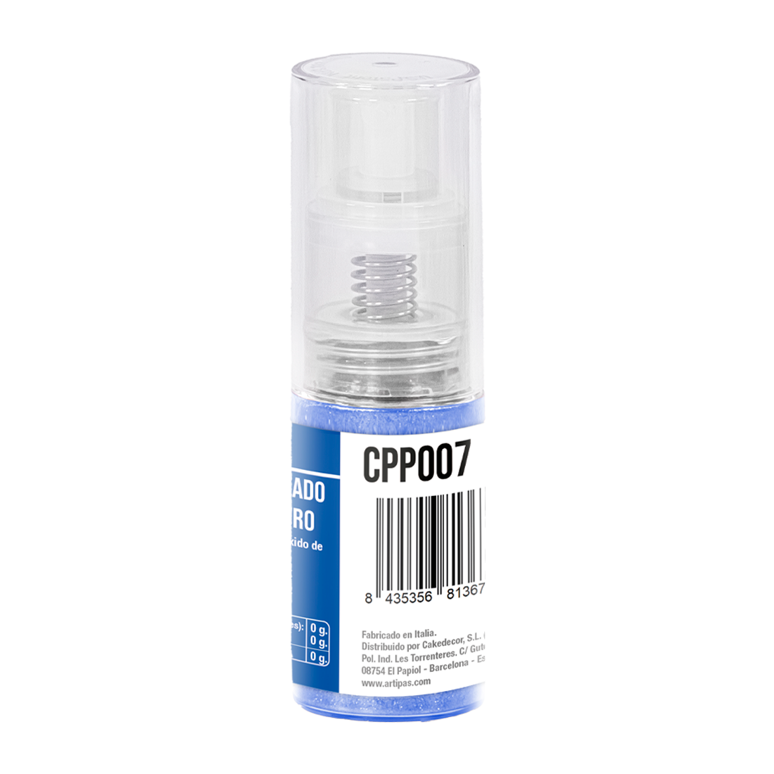 Colorante Metalizado Azul Oscuro en Polvo · ref CPP007 · 10 unidades · Artipas