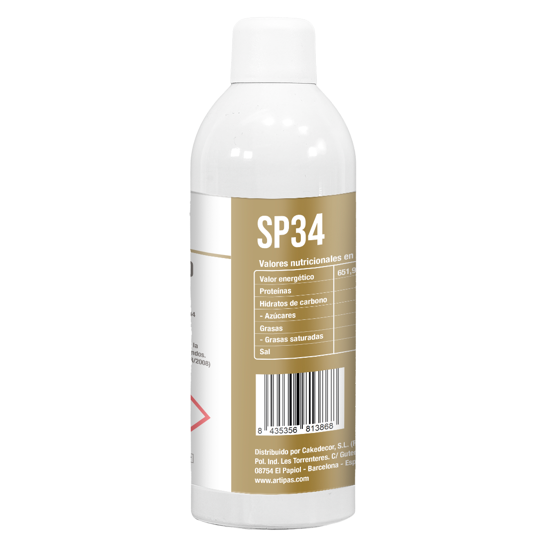 Espray Metalizado Bronce · 400 unidades · Artipas