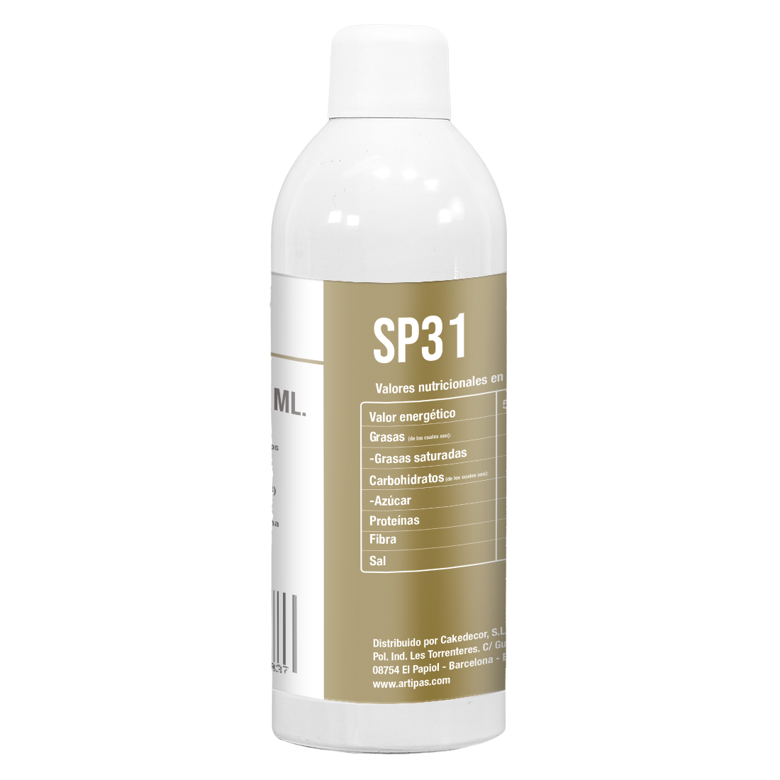 Espray Metalizado Oro · 400 unidades · Artipas