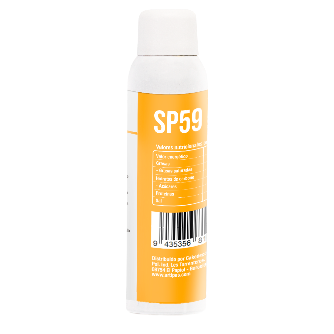 Espray Naranja Mate · 150 unidades · Artipas