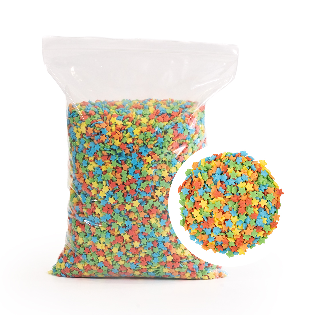 Estrellas de colores surtidos de azúcar (1 kg) · Artipas