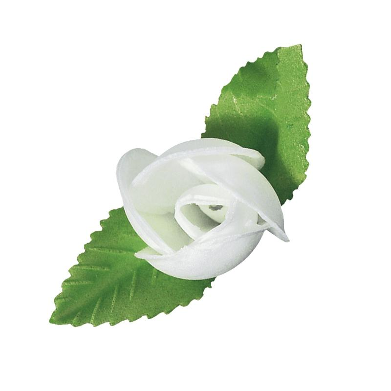 Rosa 2 Hojas Blanca Tupper Artipas · 100 unidades