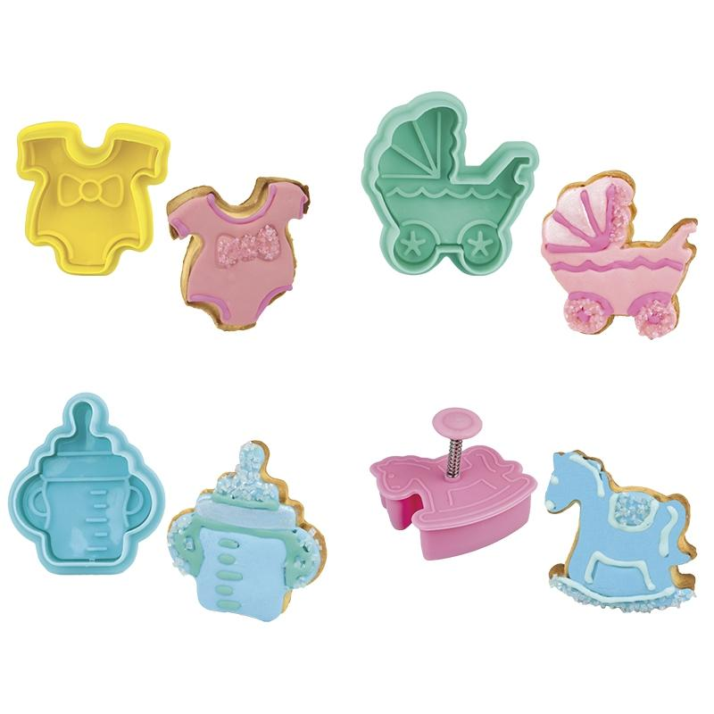 Set 4 Cortantes Bebé con Expulsor · Artipas