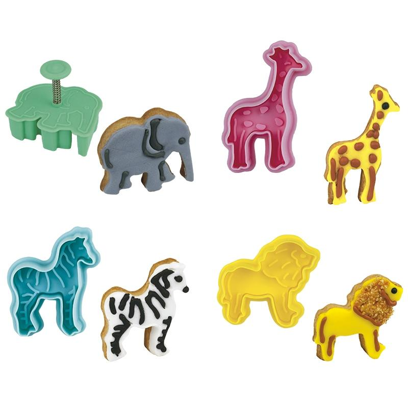 Set 4 Cortantes Animales con Expulsor · Artipas