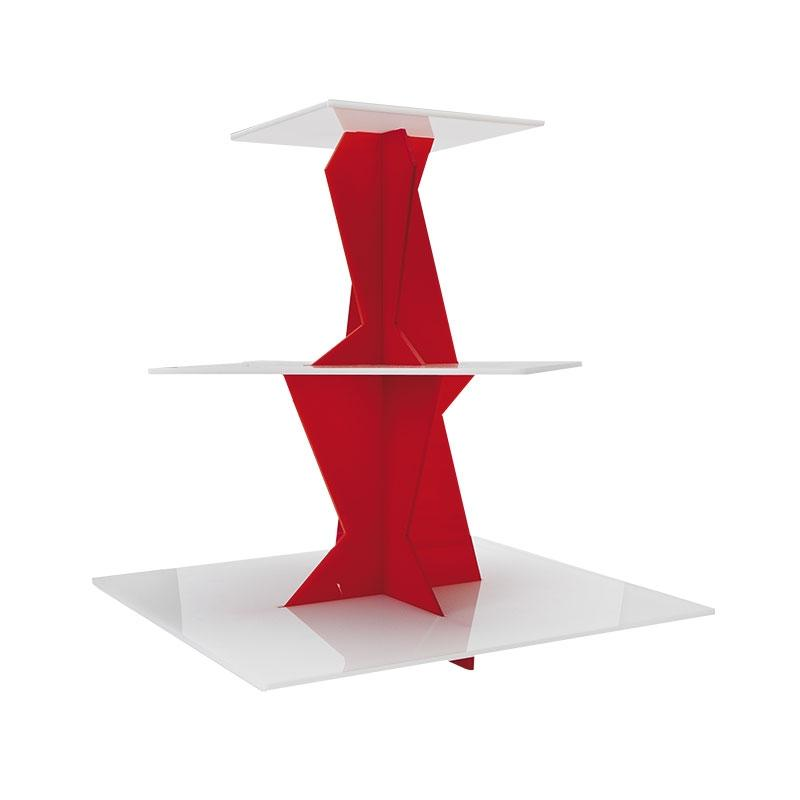 Soporte Eles Rojo 2 Pisos · Artipas