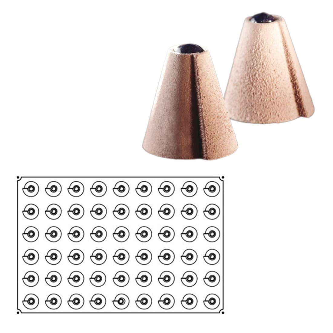 Molde 54 Cono Mini · Artipas