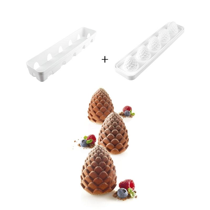 Set Molde de Silicona 5 Piñas · Artipas