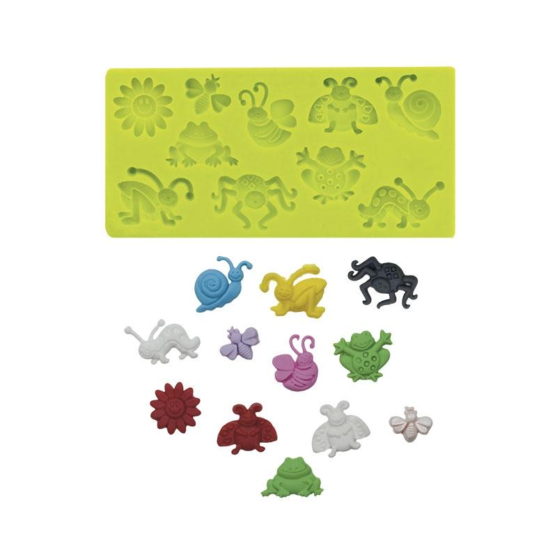 Molde de Silicona para Fondant Animales · Artipas