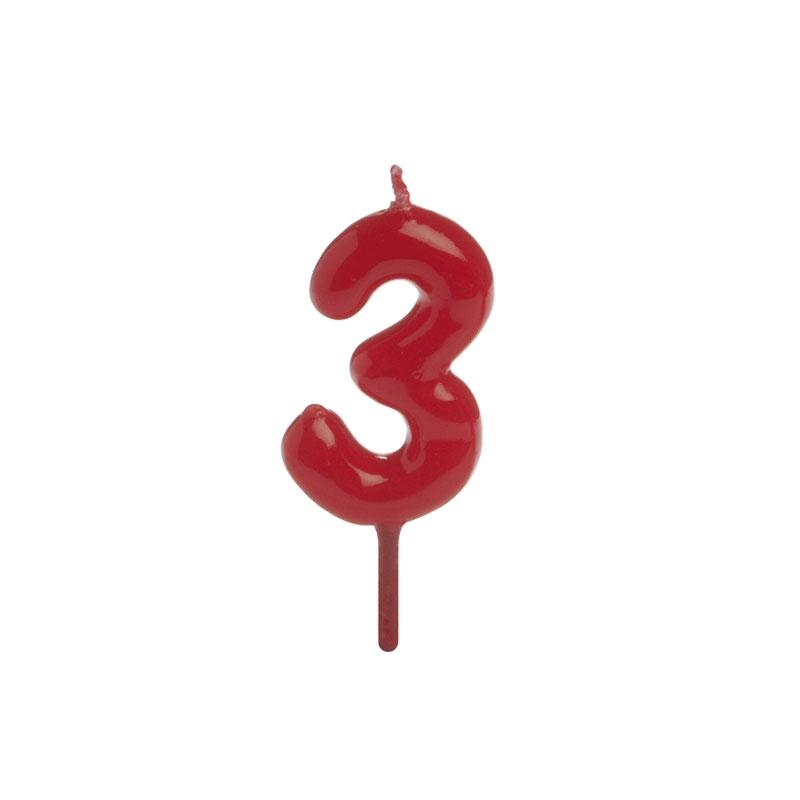 Velas Cónica Pequeña Nº 3 · 12 unidades · Artipas