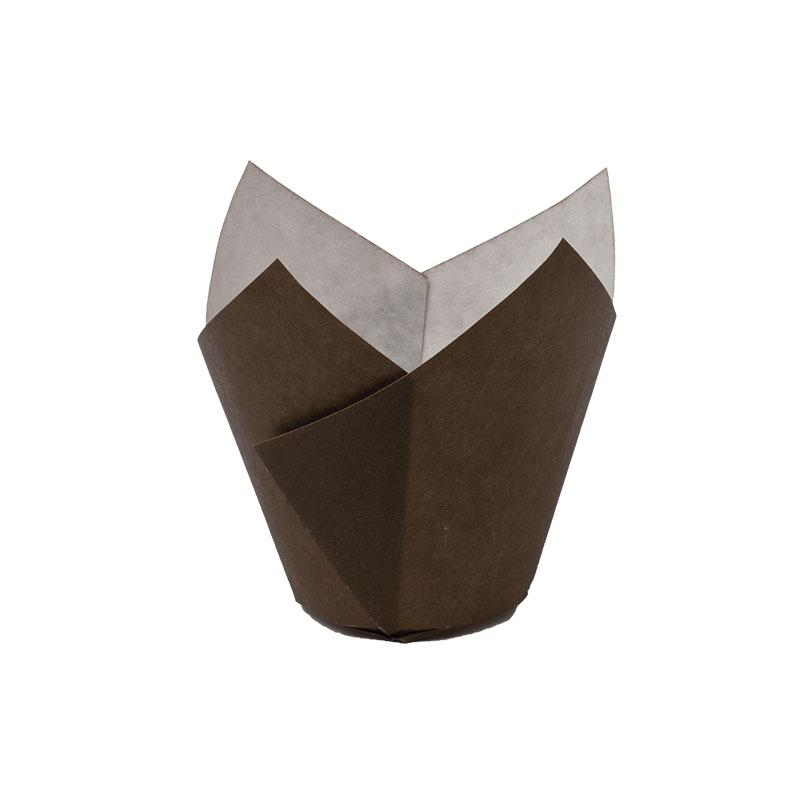 Cápsula Tulipa Marrón · ref CPK125MA · 125 unidades · Artipas