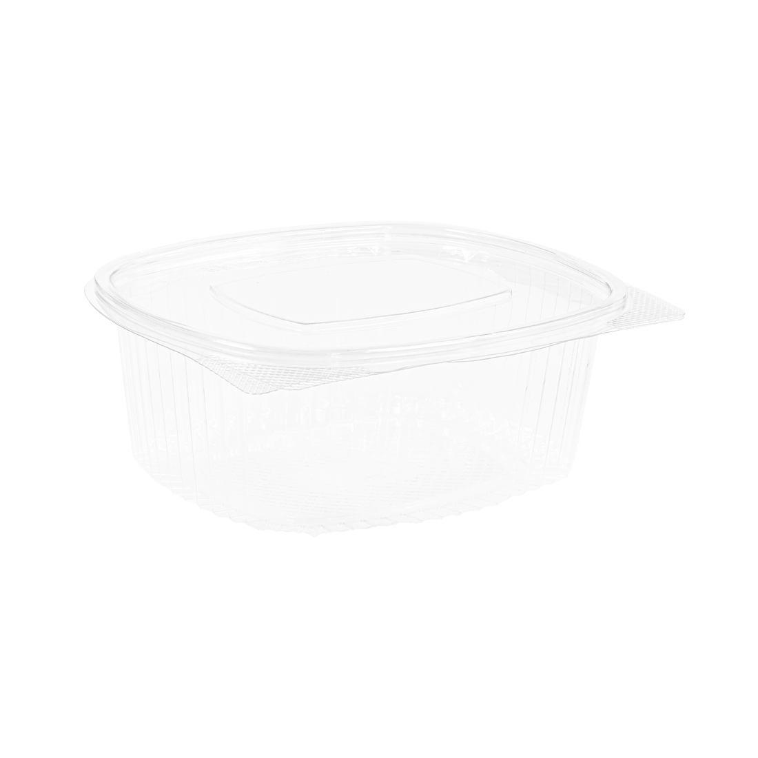 Tarrina con tapa de bisagra transparente de polietileno 1000 ml (200 u.) · 400 unidades · Artipas