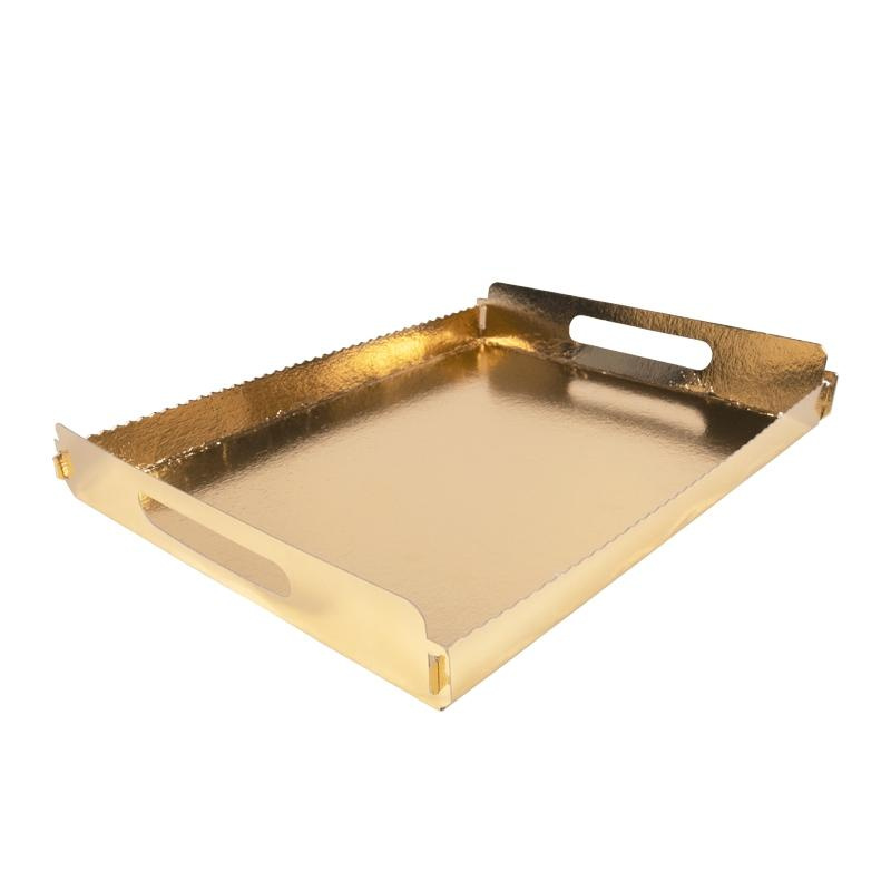 Bandeja Asa Metal Oro · ref CR4 · 100 unidades · Artipas