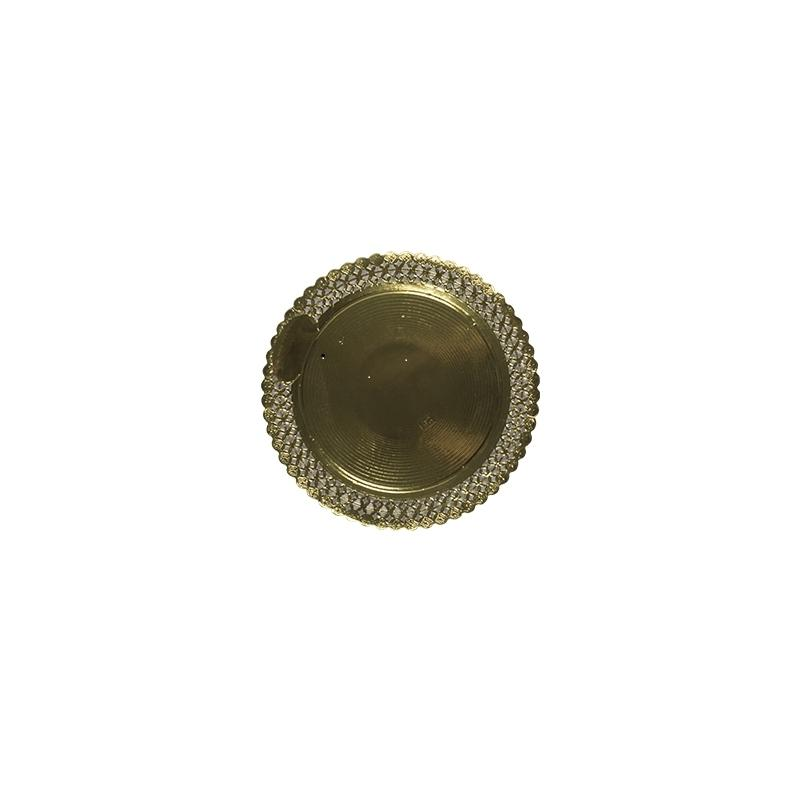 Plato Zeus Oro con Reserva 20 cm · 100 unidades · Artipas