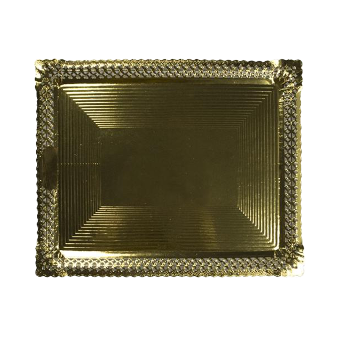 Bandeja Zeus Oro Anónima Con Reserva 22x27 cm · 100 unidades · Artipas