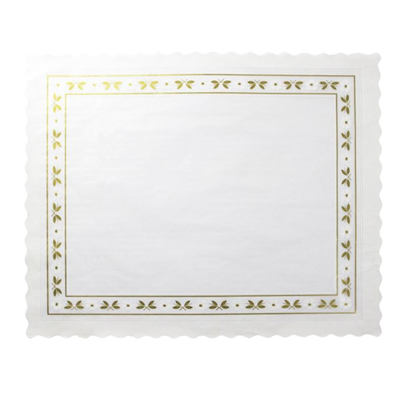 Blondas Parafina Blanca 40x50 cm · 100 unidades · Vifra