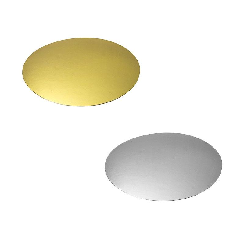 Discos Oro/Plata 26 cm · 100 unidades · Vifra