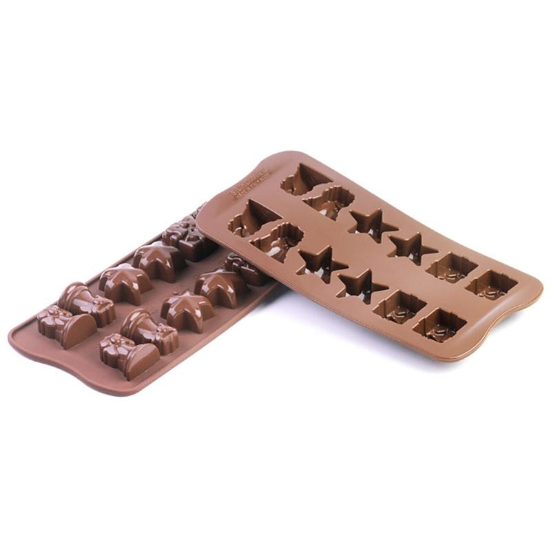 Molde 12 Bombones Navideños · Artipas