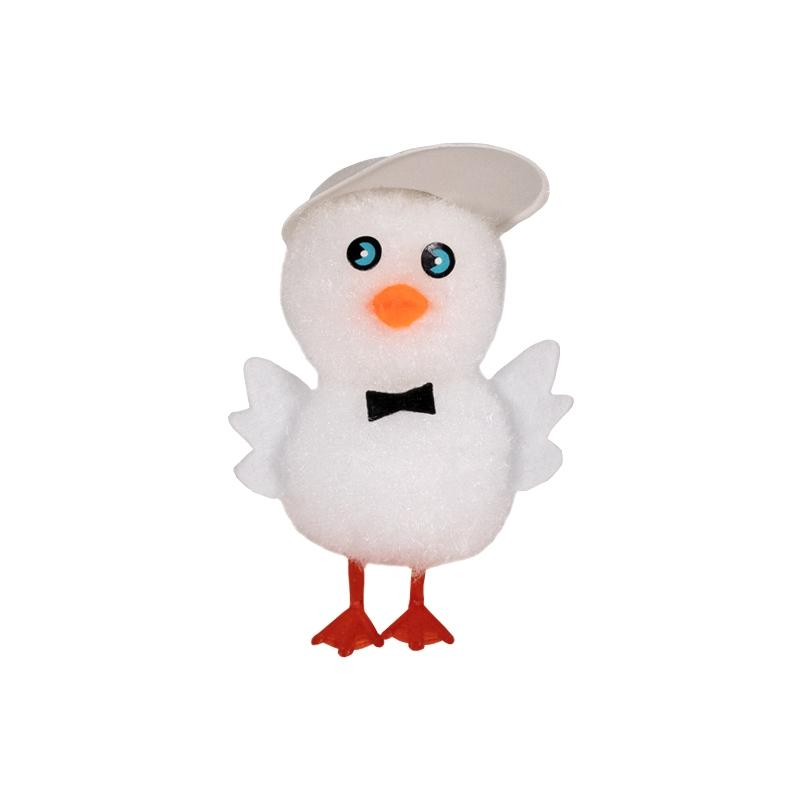 Pollito blanco con Gorra · 36 unidades · Artipas